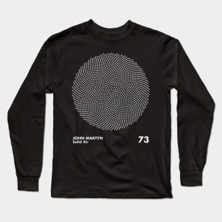 John Martyn / Solid Air / Minimalist Graphic Artwork Long Sleeve T-Shirt